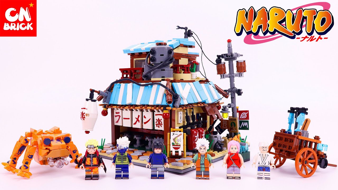 Unoffical LEGO NARUTO RAMEN SHOP SUPER 18K Unofficial LEGO SPEED BUILD