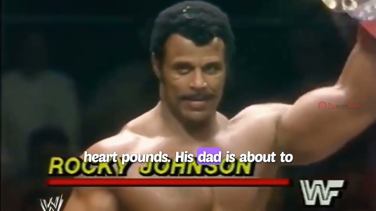 Young Dwayne 'The Rock' Johnson Watching His Dad Wrestle in 1984