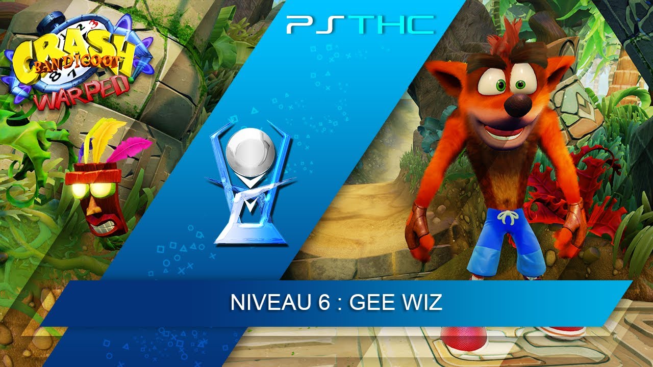 Crash Bandicoot : Warped - Pas un sans gemmes | Niveau 6 : Gee Wiz