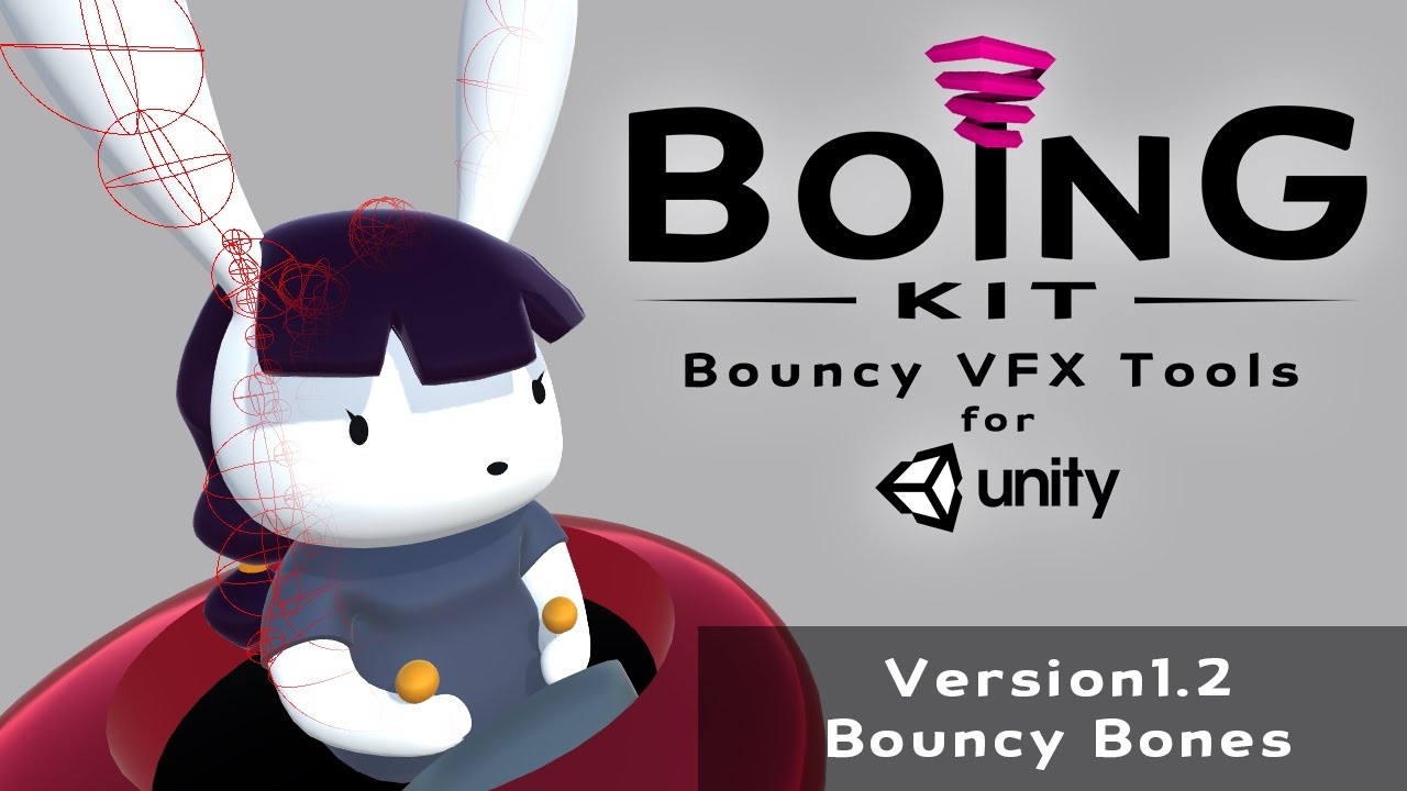 Dynamic Bouncy Bones in Unity (Boing Kit Version 1.2 Update)