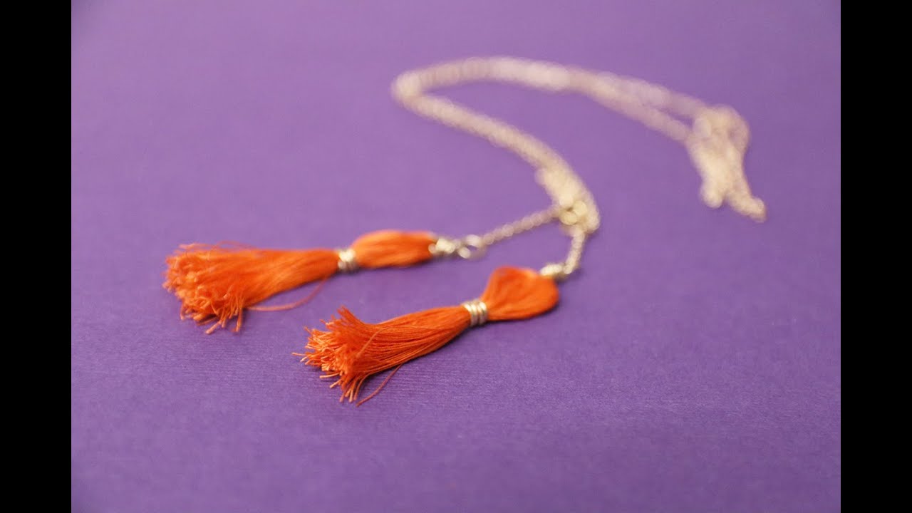 How to Make Thread Tassels - and a fun necklace!