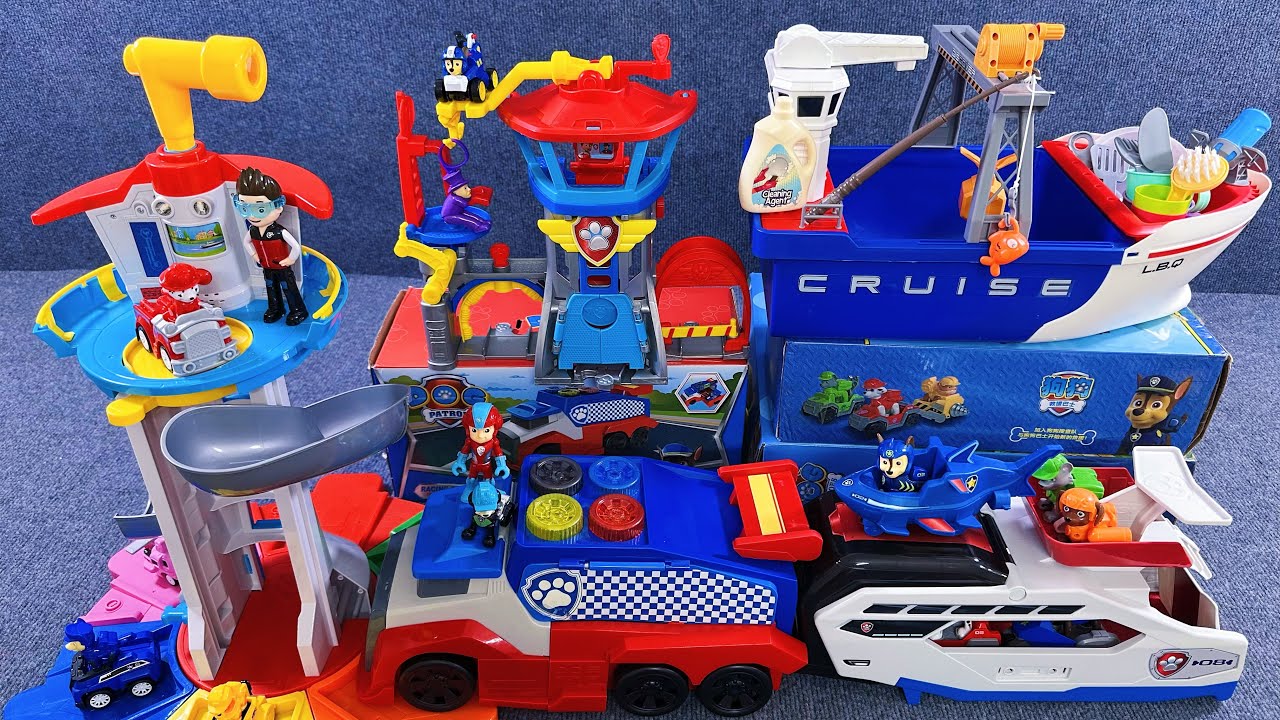 14-minute satisfying unboxing, cool Paw Patrol toy videos, Puppy Rescue series toy reviews | ASMR
