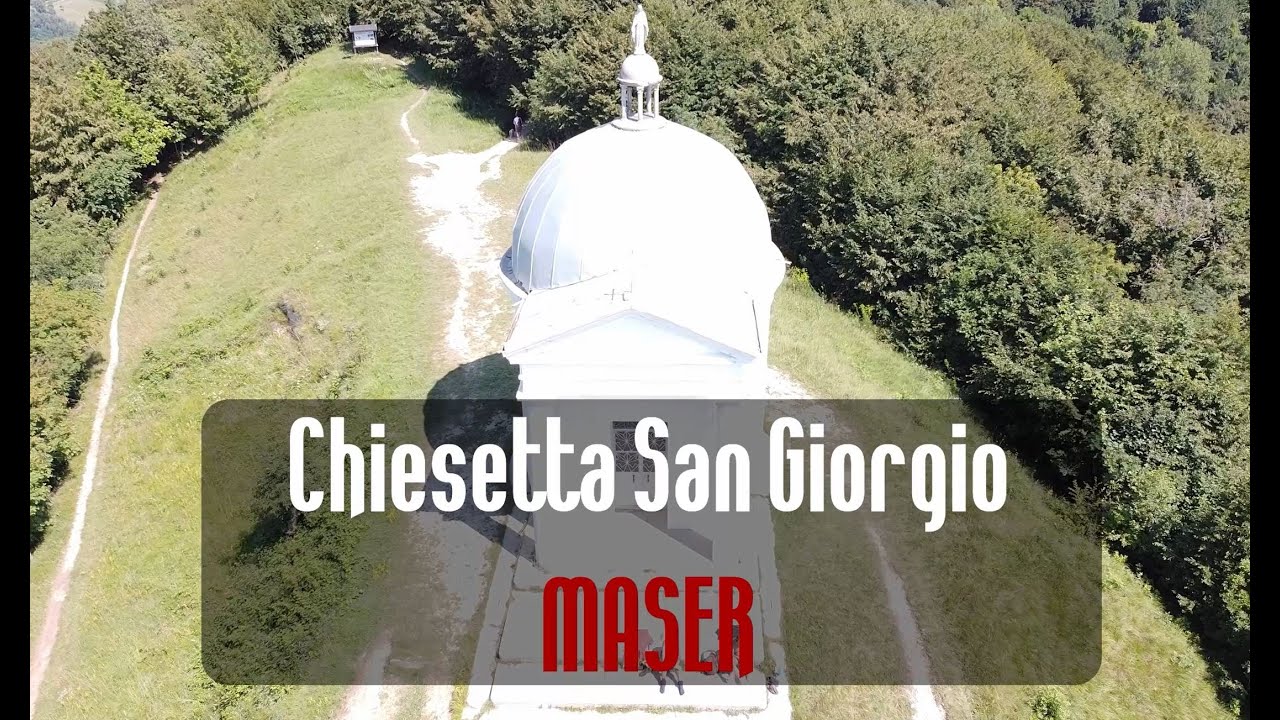 Chiesetta di San Giorgio a Maser sui colli asolani - Asolo Treviso | DJI Mavic Mini Drone