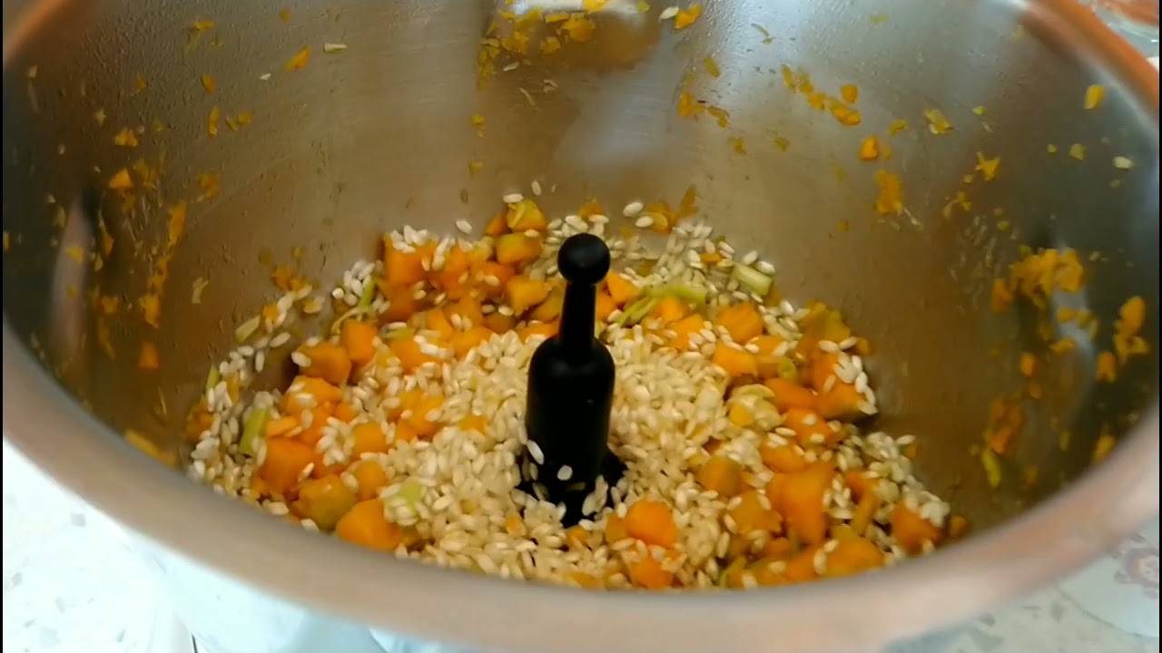 Risotto alla zucca Clickchef, Companion, Bimby Monsieur Cuisine e robot da cucina