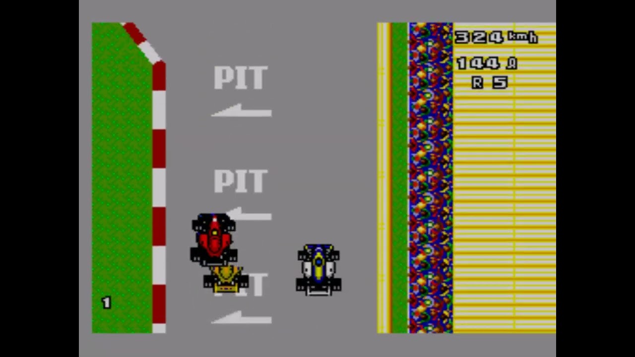 Super Racing -  Sega Master System Game Play (Japan)