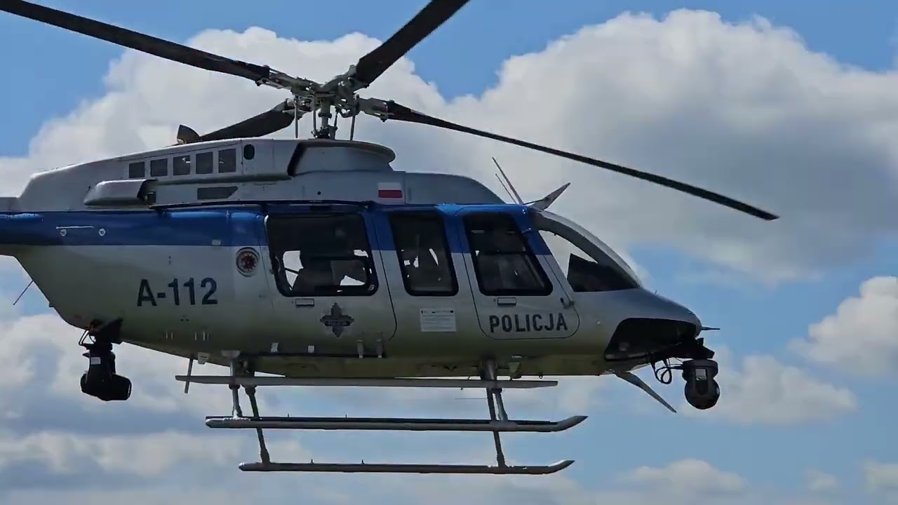 Bell 407 - nowy śmigłowiec operacyjny ł&oacute;dzkiej policji