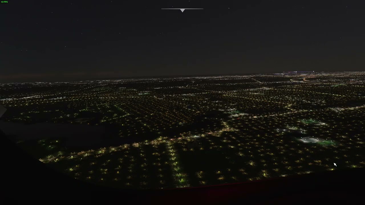 Landing at Teterboro Airport (KTEB) (MSFS) pilots perspective