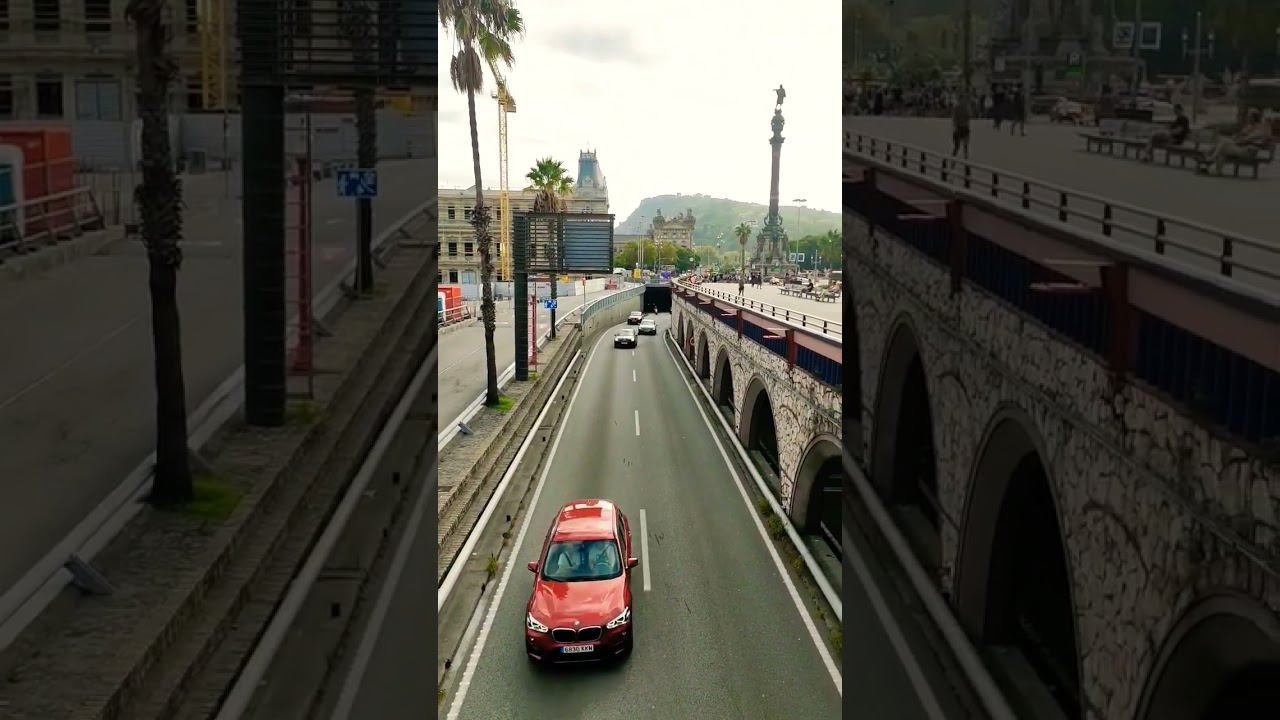 #barcelona #busy #life #traffic  #beautiful #day #view #youtubeshorts #shorts