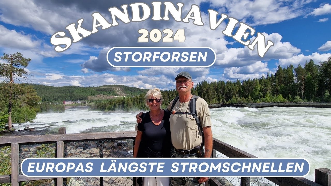 Skandinavien 2024, spannende Reise zu den längsten Stromschnellen Europas Storforsen wir zeigen 👉