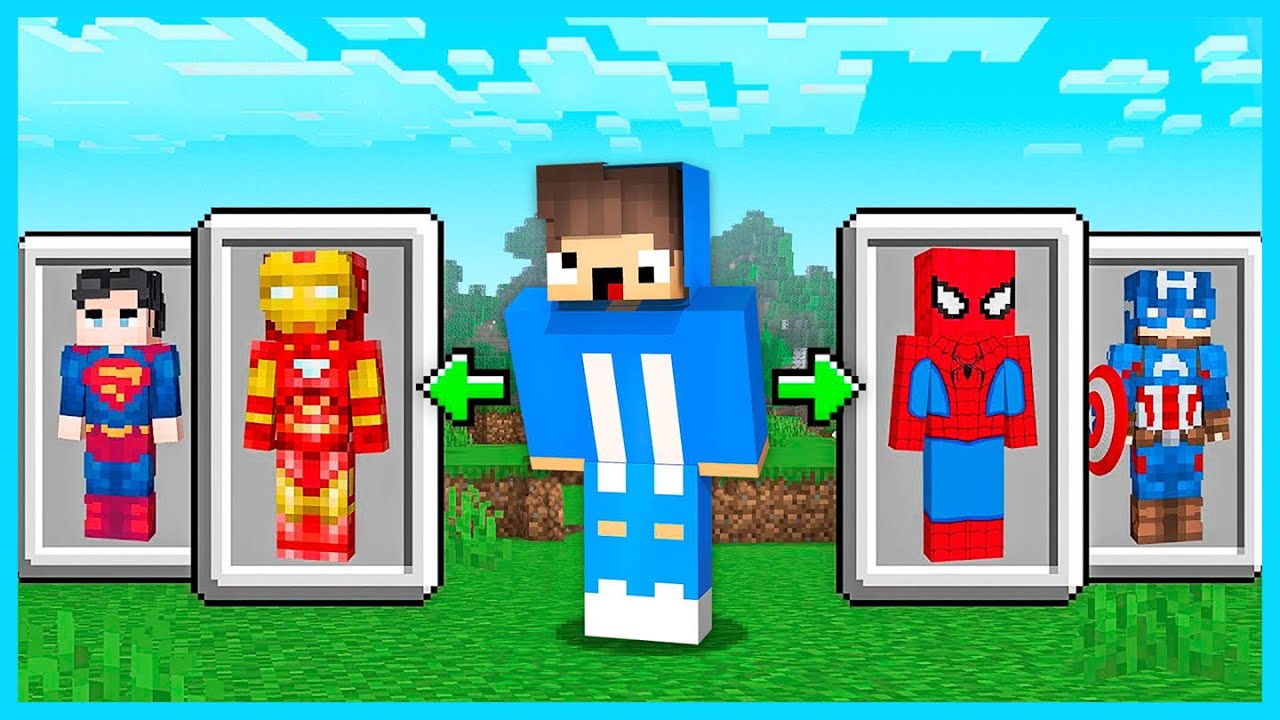 MIPAN & ZUZUZU BISA PILIH KEKUATAN SUPER HERO DI MINECRAFT SURVIVAL! KEREN BANGET