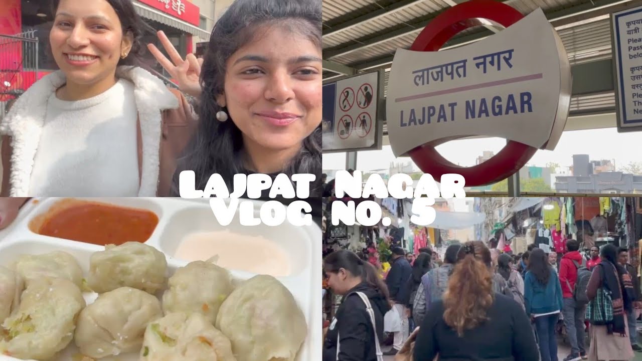 Lajpat Nagar vlog no.5 #bitsandniks #vlogging #shopping #viral #lajpatnagar #fun #metro #outing #yt