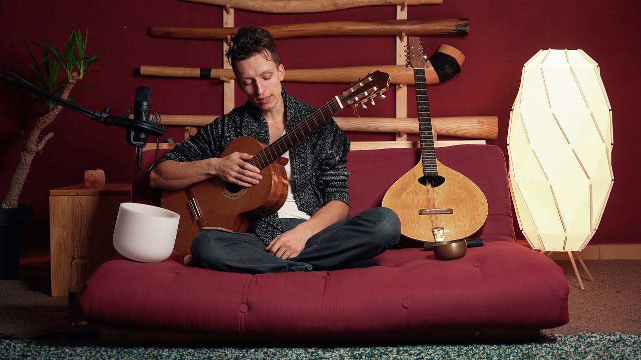 🎸  Přelaď si kytaru na arabskou loutnu | ladění DADDAD | dronální tóny vhodné pro alikvotní zpěv