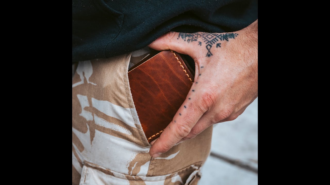 Making a Leather Billfold Wallet