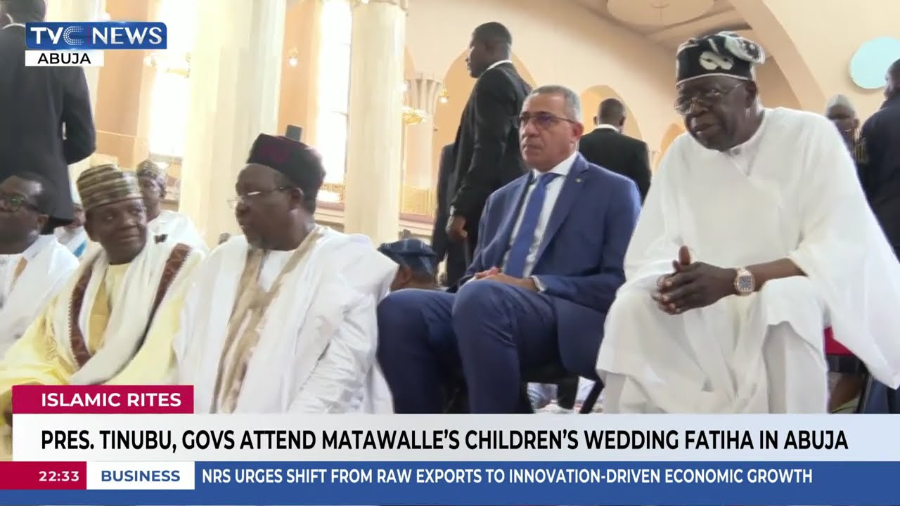 Pres. Tinubu, Govs Attend Matawalle's Children's Wedding Fatiha In Abuja