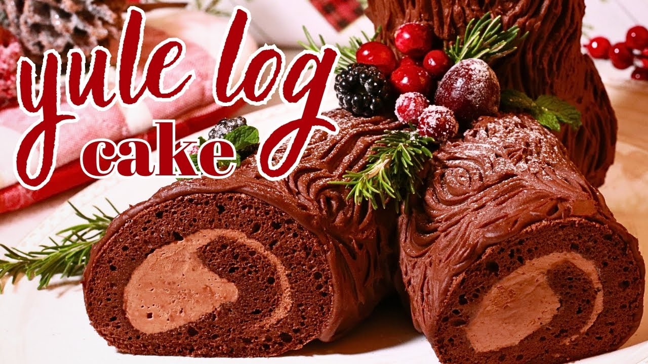 Ultimate Yule Log Cake Recipe (Bûche De Noël) - So Moist & Fluffy!