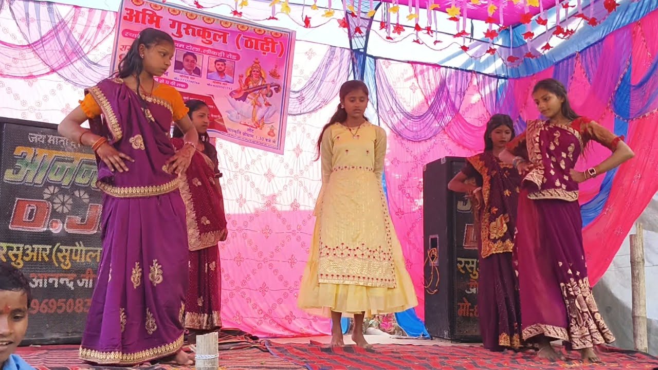 झिझिया खेले घरे घर !! Jhijhiya khele ghare ghar !! Child Best Dance Performance #viralsongs #jhijhiy