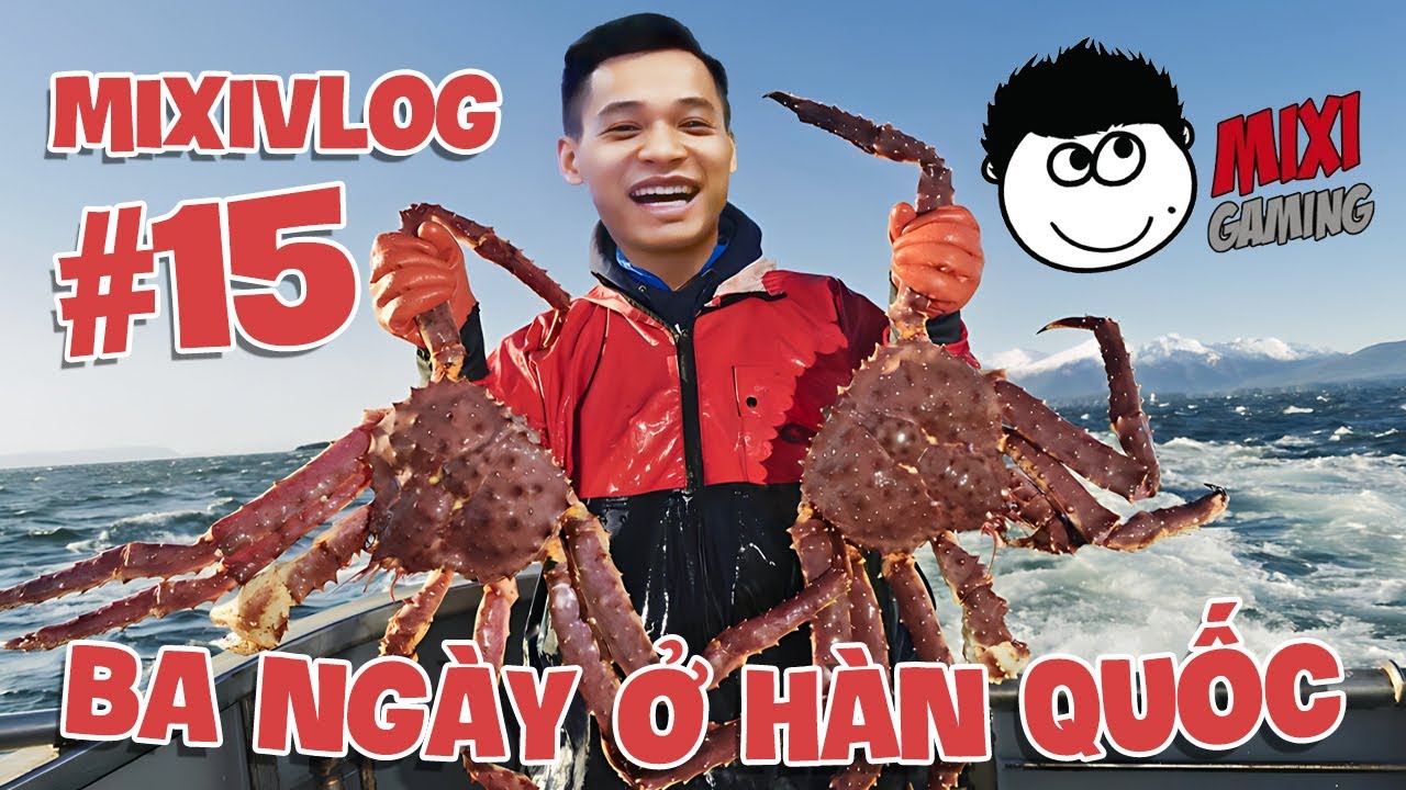 MixiVLOG#15 (Reup) Ba ngày ở Hàn Quốc, ăn cua Hoàng Đế, bắn giải PUBG, lang thang cùng Refund Gaming