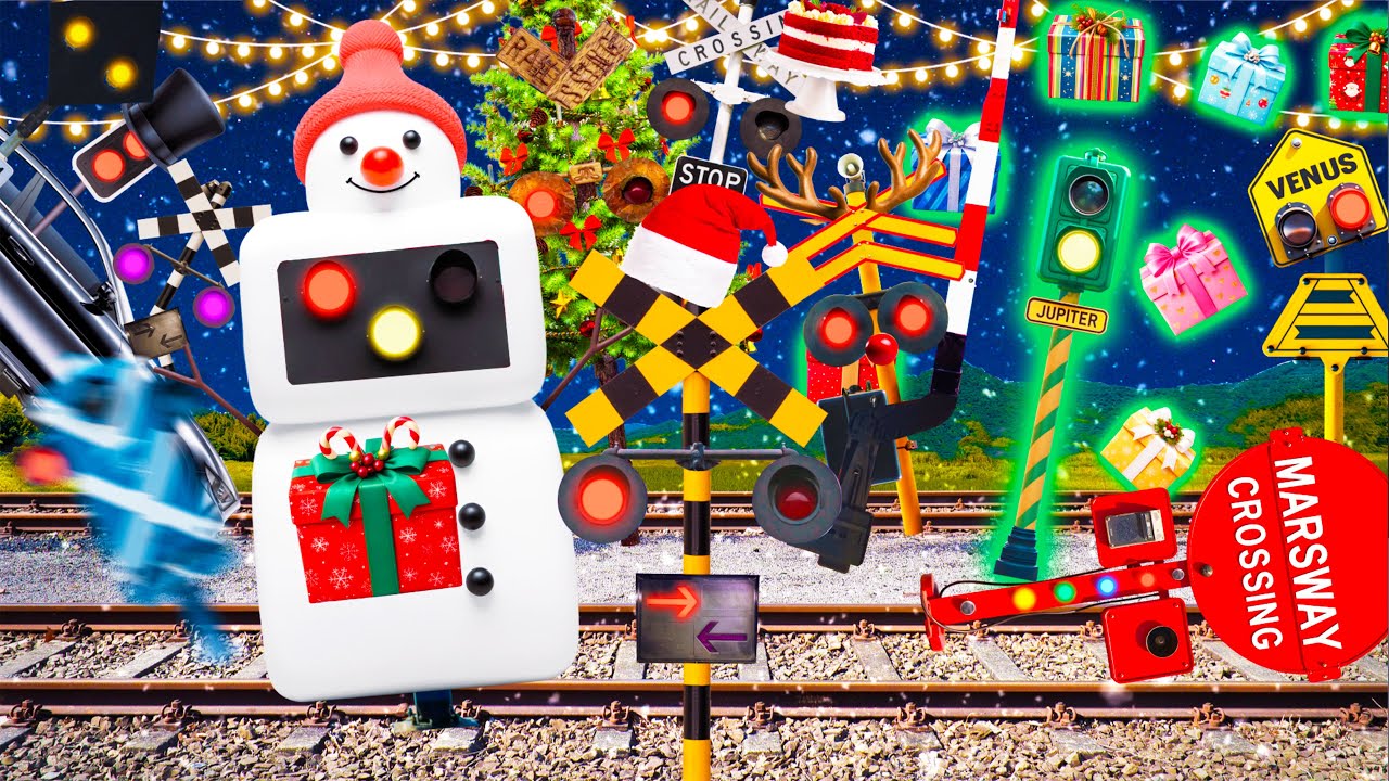The Railroad Crossings Helping Santa 🎄
