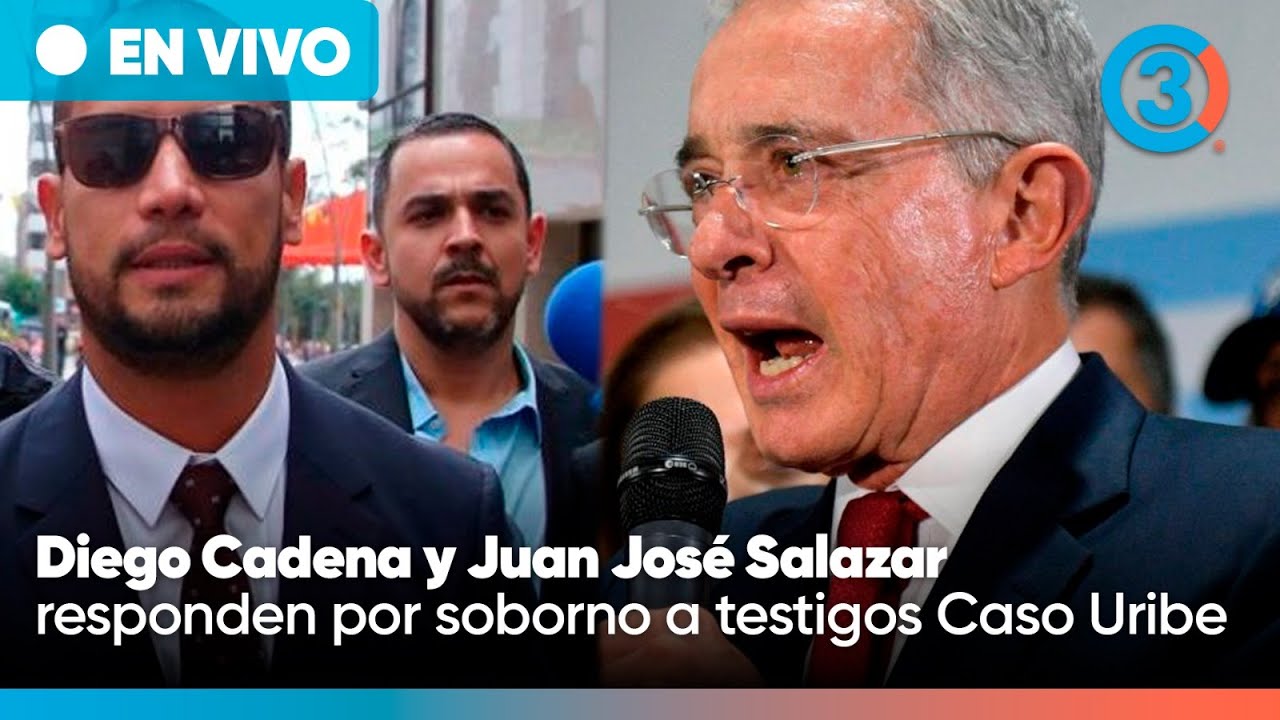 URGENTE Diego Cadena y Juan José Salazar responde por soborno a testigos Caso Uribe / Juicio en vivo