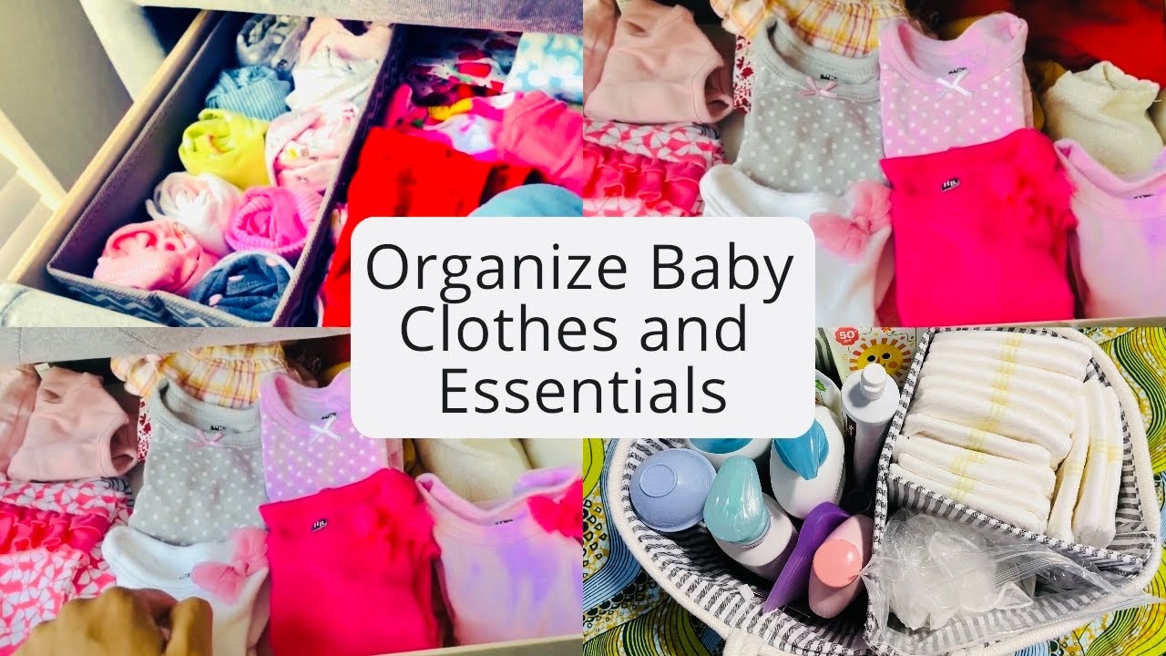 Minimalist Baby Clothing Organization. How I organized my baby clothes without a Nursery.