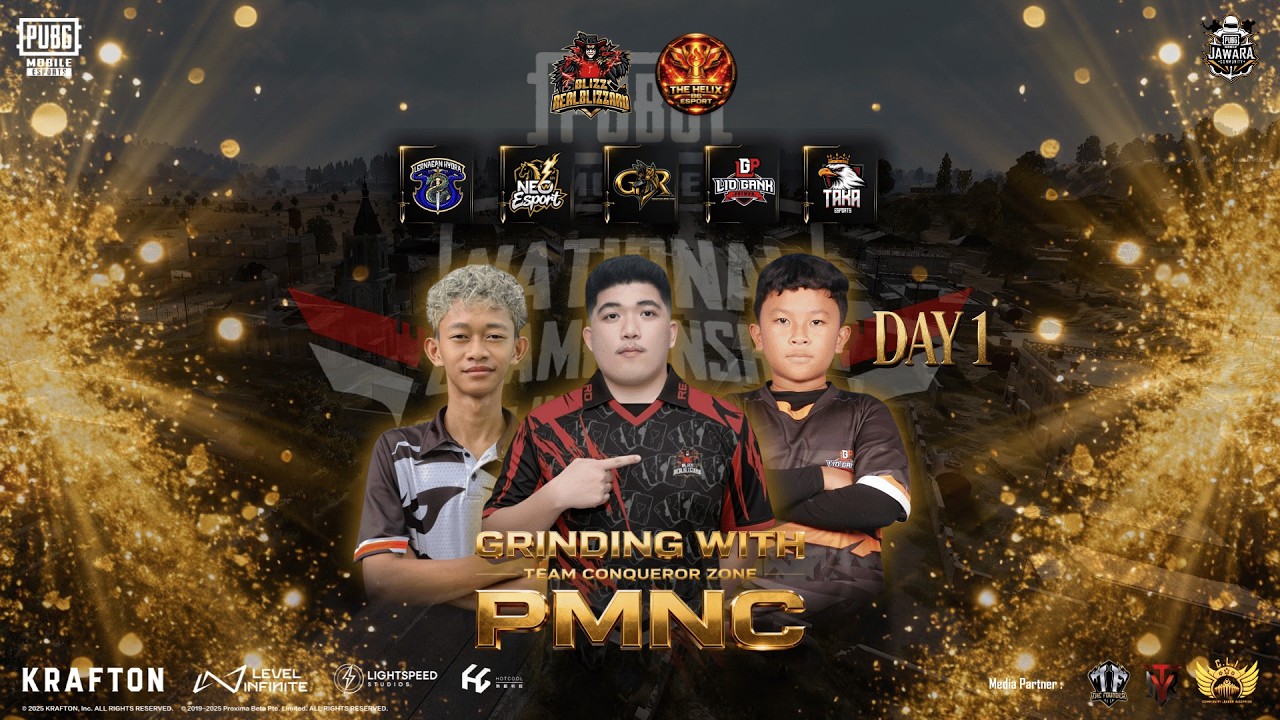 DAY 1 | GRINDING WITH TEAM CONQUEROR ZONE PMNC | PUBG MOBILE