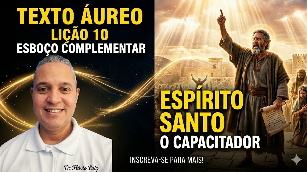 Lição 10 (1° Tr 2026). Método Inédito: Estudando a lição focando no 