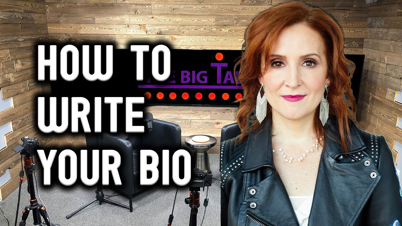 How to write a great speaker bio | The Big Talk with Tricia Brouk