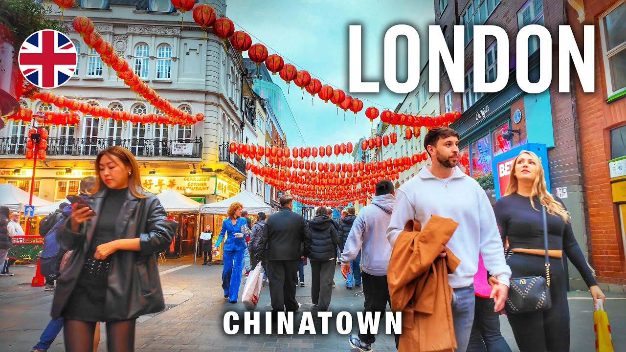 London Walking Tour 4K 🇬🇧 Chinatown