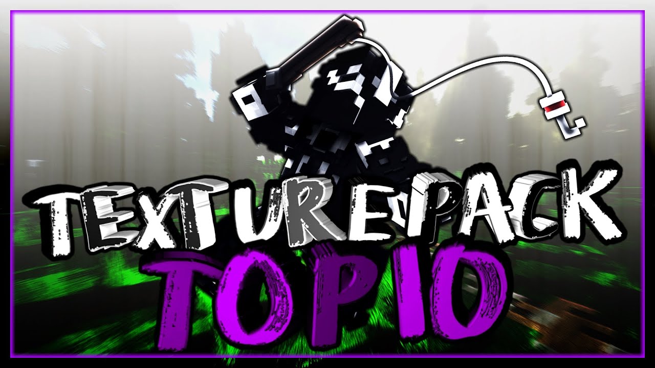 TOP 10 MINECRAFT PVP TEXTURE PACKS 8X8 NO LAG MAX FPS BOOST FPS UHC/KOHI/MCSG