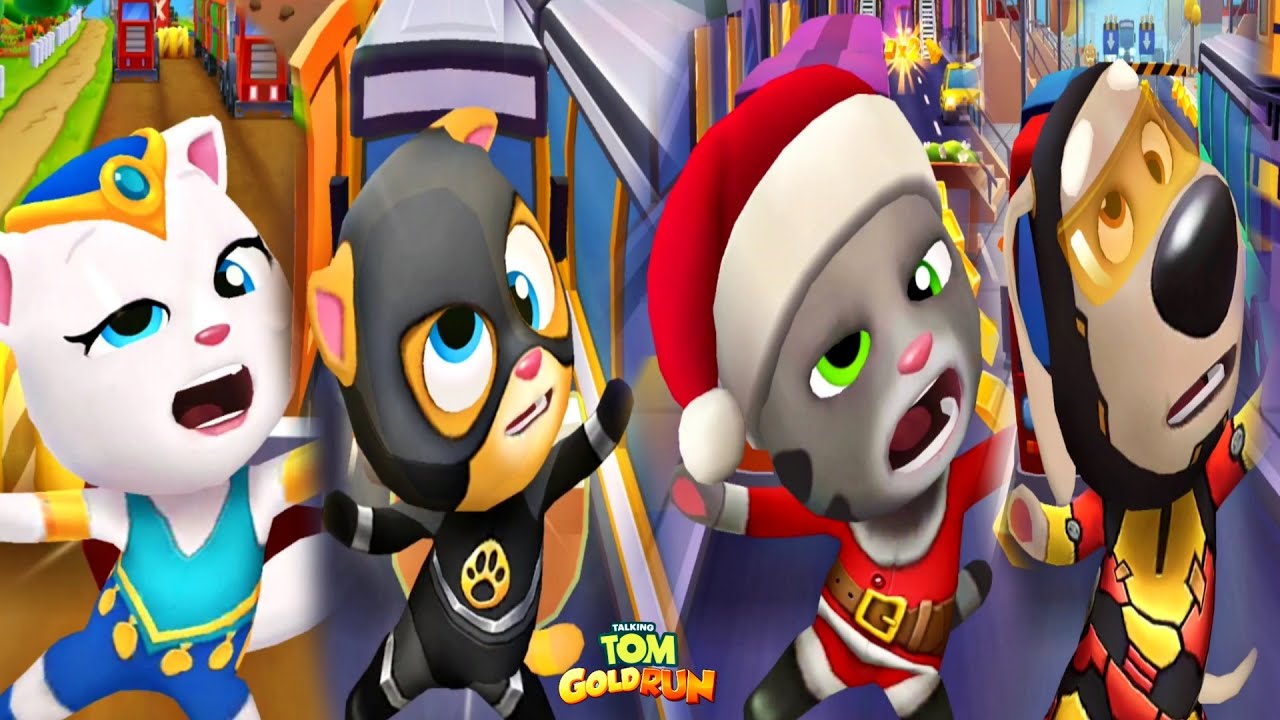 Talking Tom Gold Run - New worlds - Full screen- LILU Gameplay (Android, iOS)