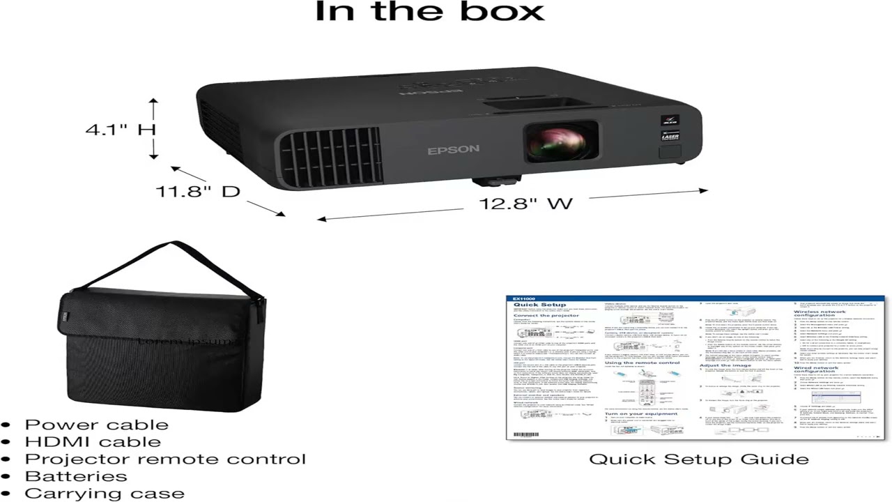 Review: Epson Pro EX11000 3-Chip 3LCD Full HD 1080p Wireless Laser Projector
