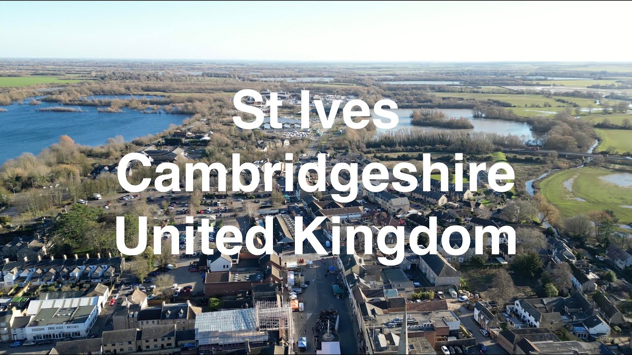St Ives Cambridgeshire By Drone