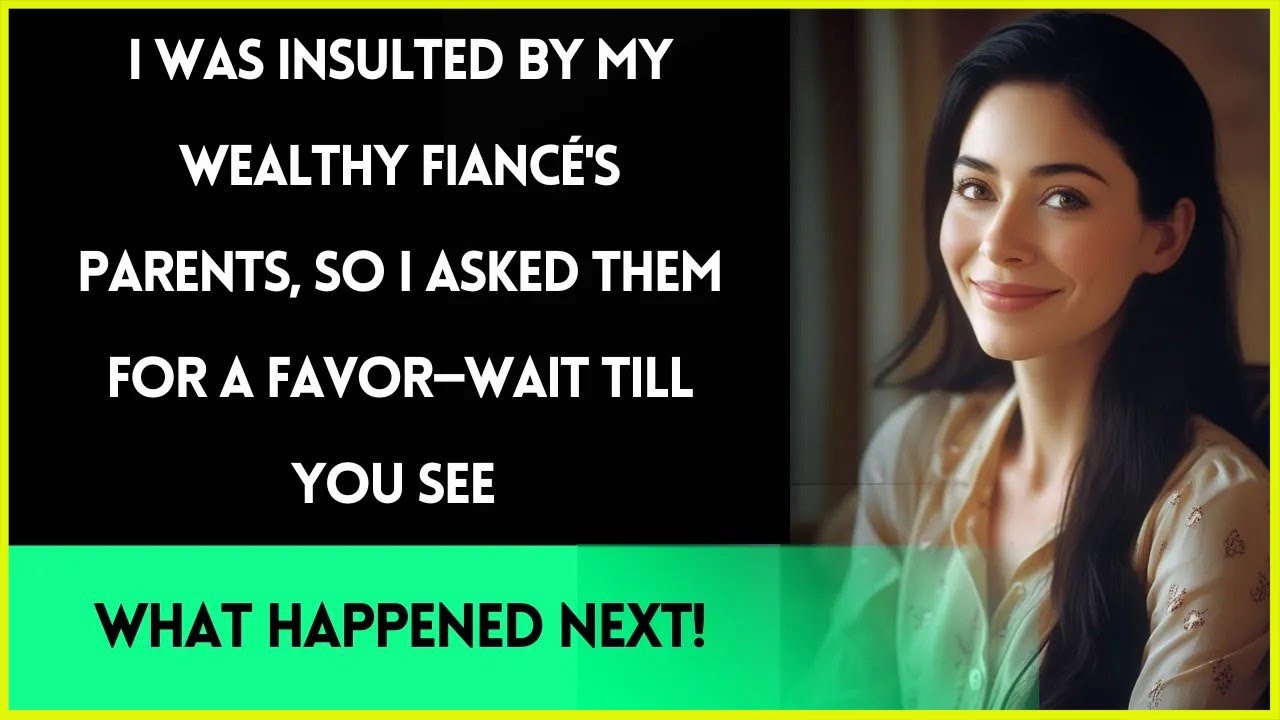 They insulted me at my fiancé's parents' house, but my next move shocked them!