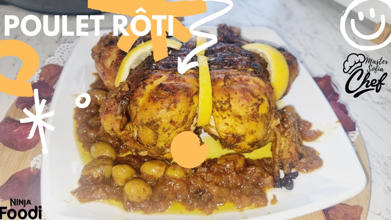 Ninja Foodi Poulet rôti 😋😋😋