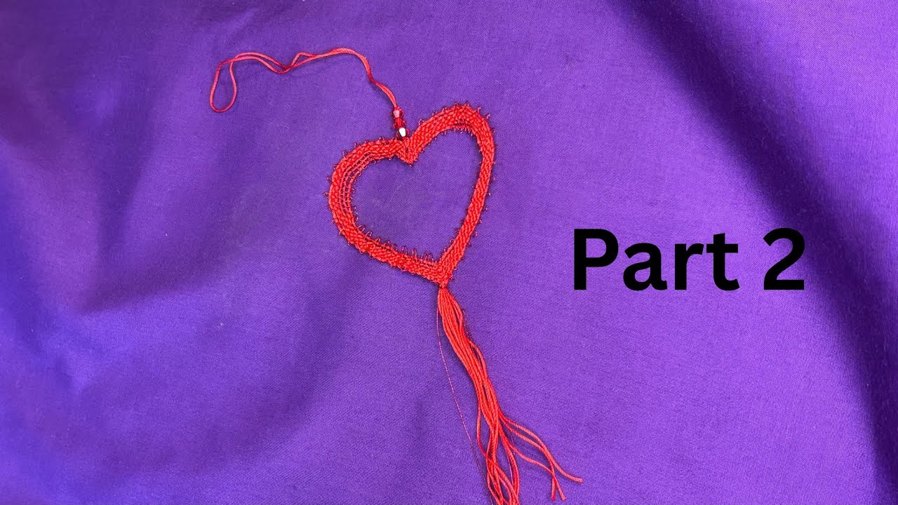 How I Make A Traditional Bobbin Lace Heart For Valentines Day | MINDFUL CRAFTING / ASMR - Part 2