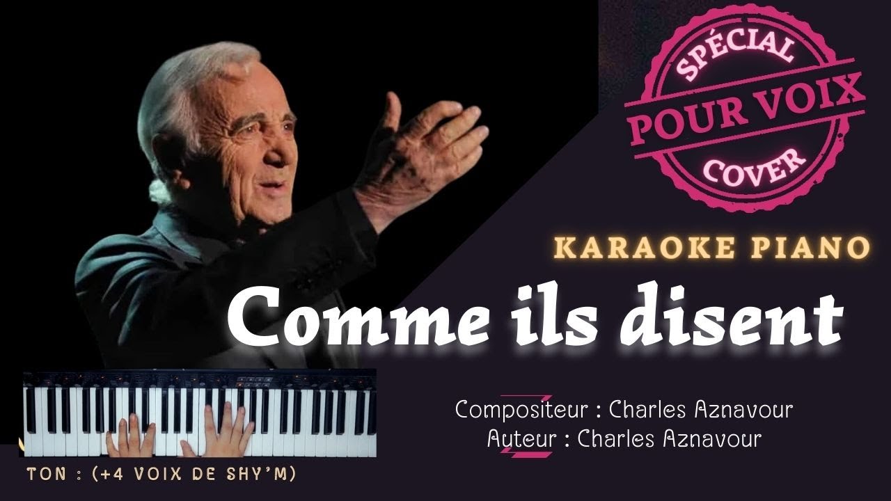 🎹 Comme ils disent ton: plus 4 (Version shy'm)