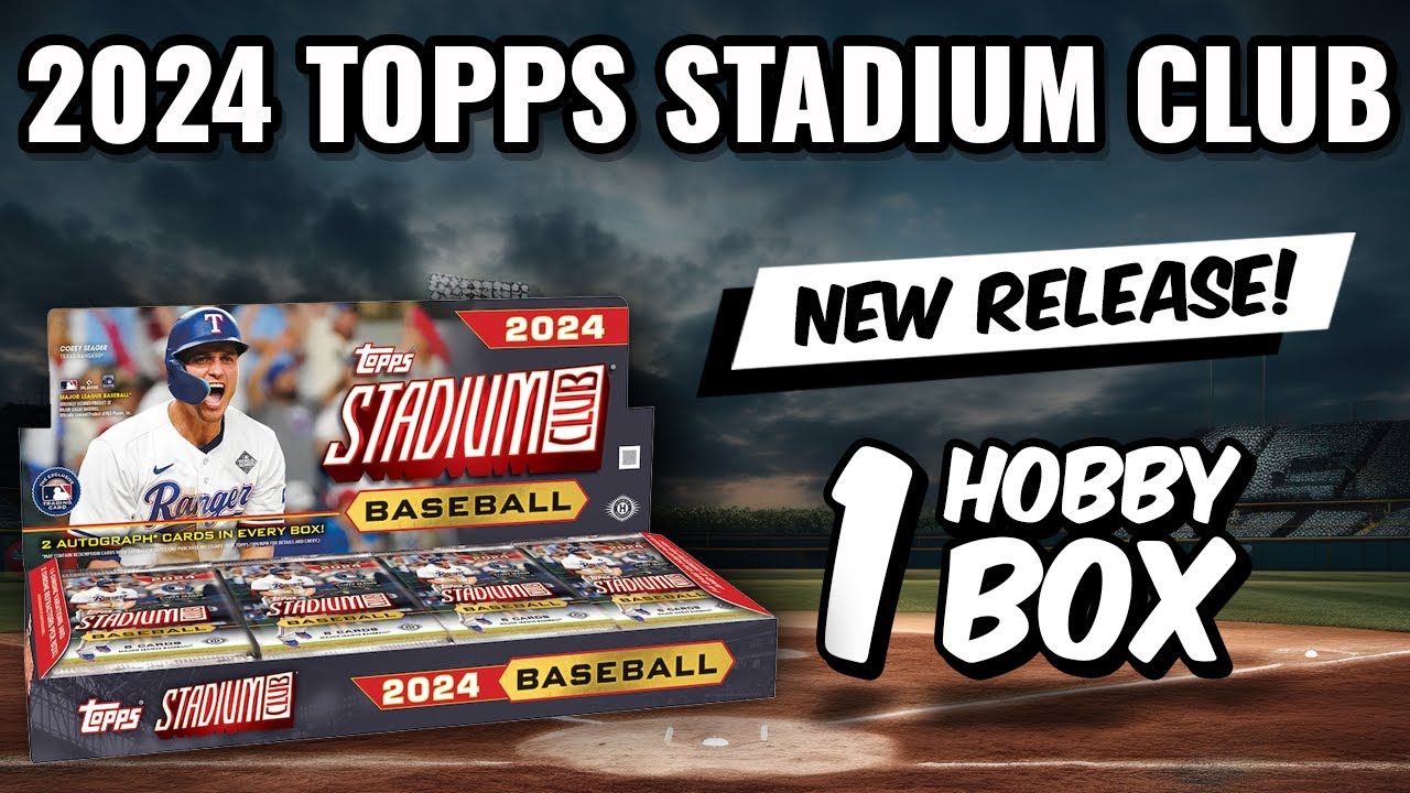 BANGER AUTO /50! 🚨NEW RELEASE🚨 2024 TOPPS STADIUM CLUB HOBBY BOX AND PRINT NUMBERS