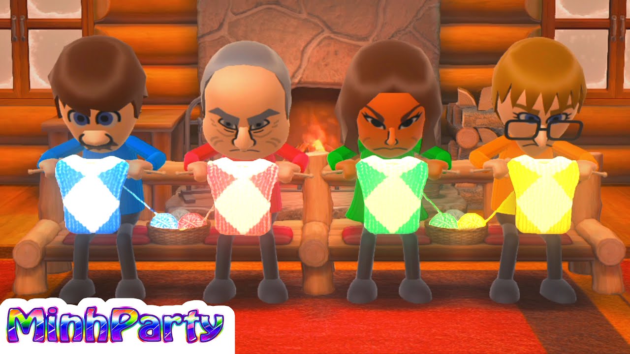 Wii Party U Minigames Collection Luigi Vs Eddy Vs Hirosama Vs Skura