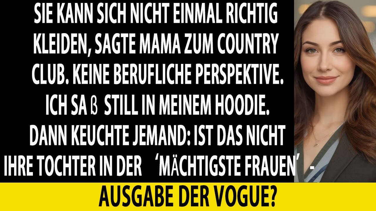 MUTTER NANNTE MICH TOTALEN VERSAGER... BIS DIE VOGUE ENDLICH MEIN COVER VERÖFFENTLICHTE!!!!