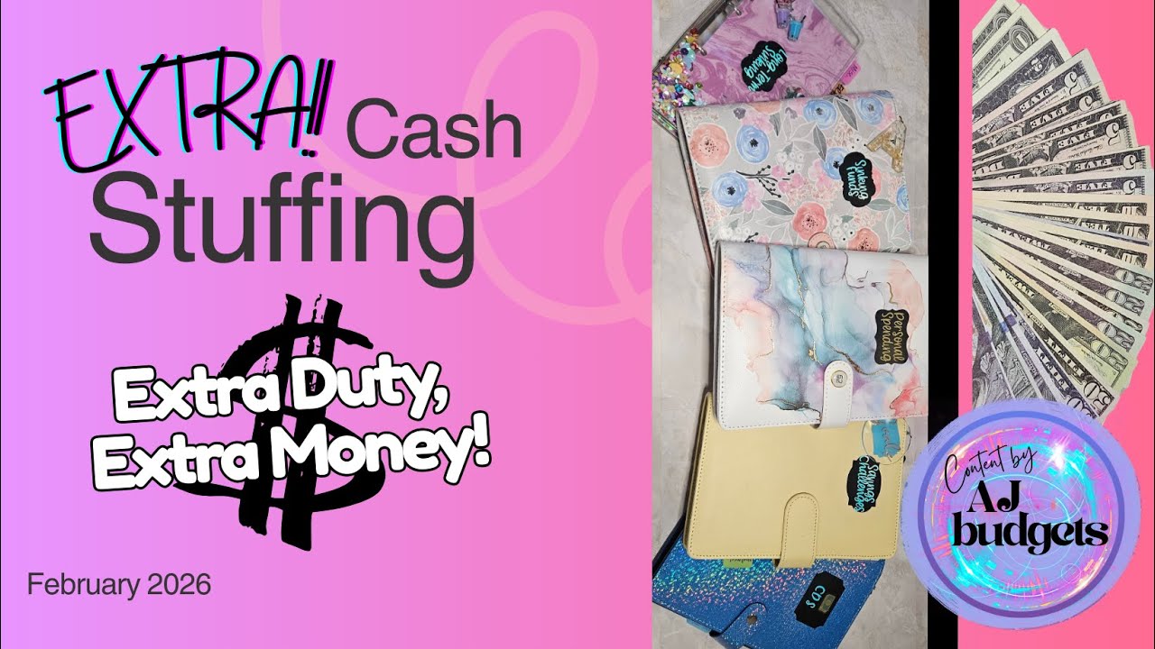 💰💲 Extra Paycheck Cash Stuffing 💲💰