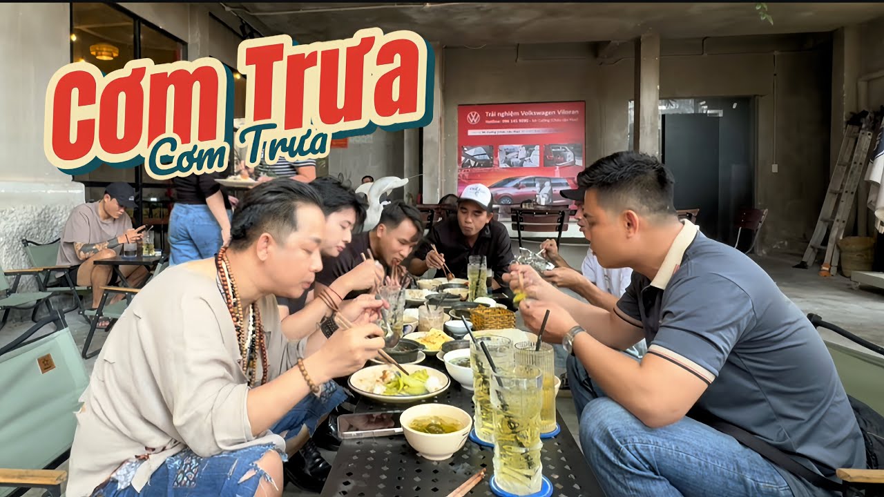 Trưa 3/2 Tài 66 Dùng Cơm Đạm Bạc Cùng Cs Quách Tuấn Du - Cs Trung Tín Tại Cafe Rure 