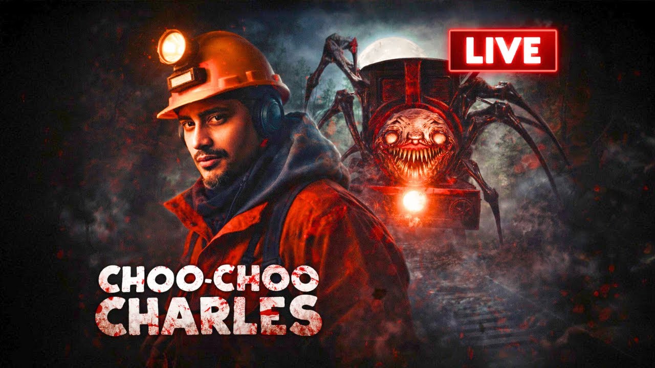 CHOO CHOO CHARLES LIVE | Spider Train Horror Gameplay | chuchu charles live gameplay SL63