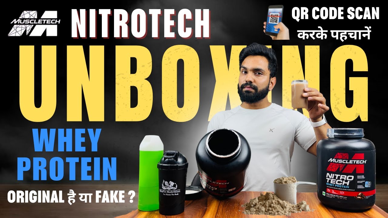 Muscletech Nitrotech Whey Protein Unboxing Video | Muscletech Whey Protein Review 