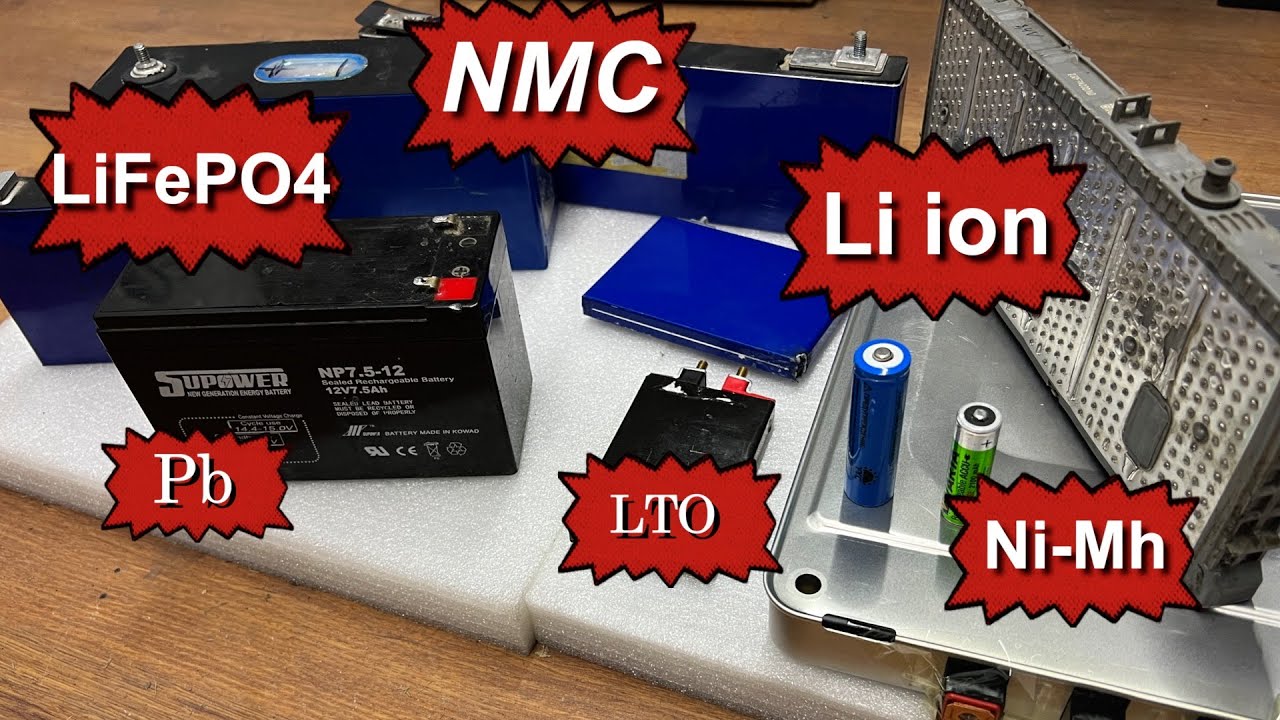 Li ion, NMC, LiFePO4, NiMh, 18650 Аккумуляторные Батареи