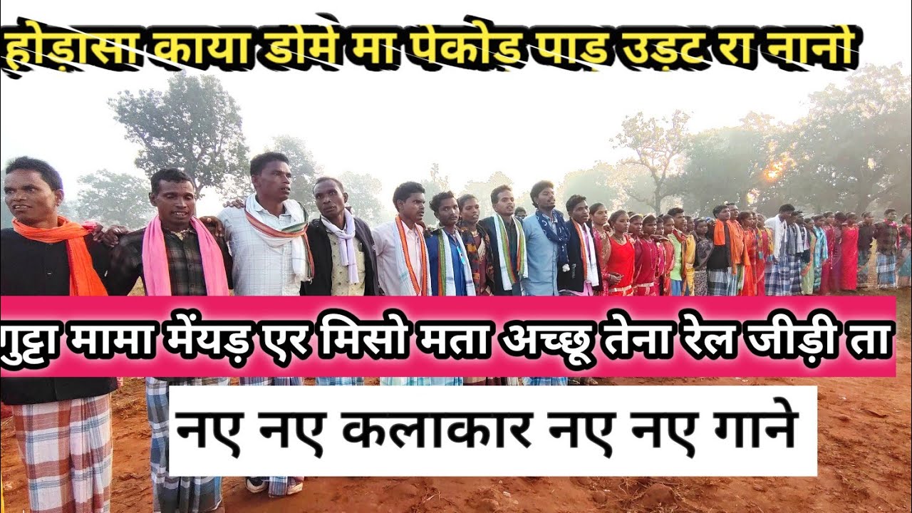 कोया करासाड़|| नए कलाकारो के द्वारा नए गानाए || होड़ासा काया डोमे मा पेकोड़ पाड़दिन उड़ट रा नानो