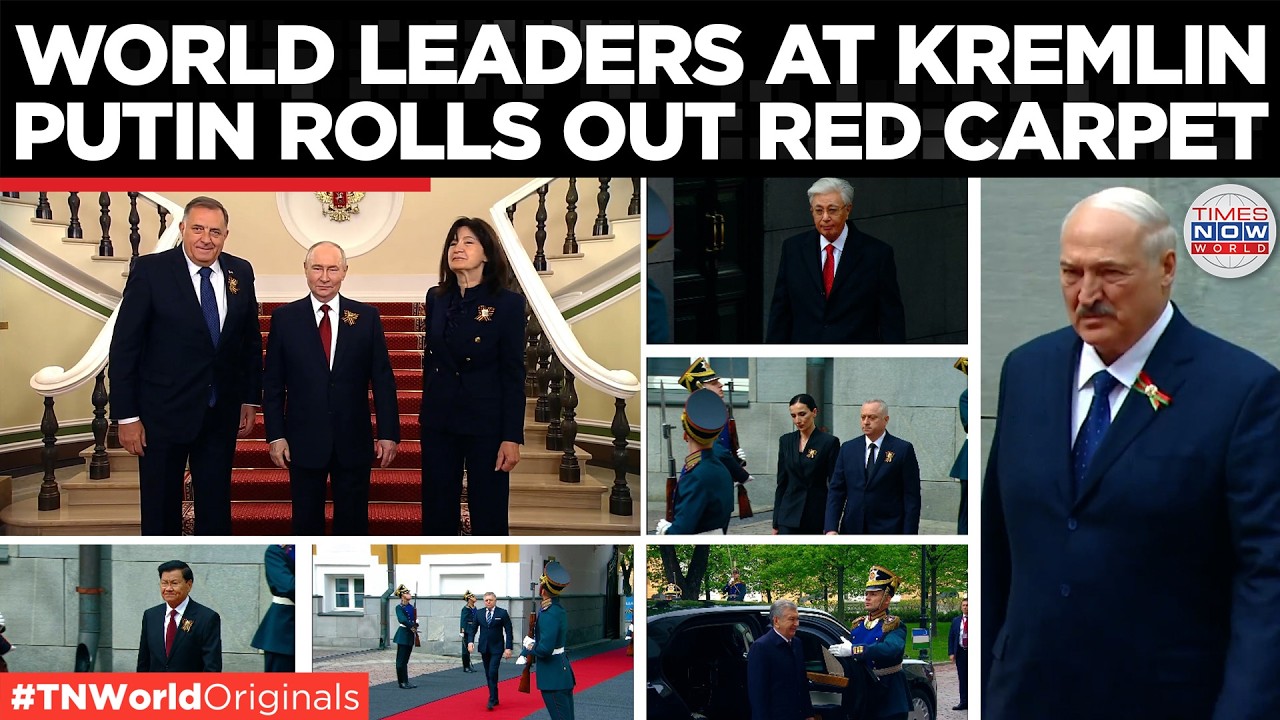 WATCH: Putin Meets World Leaders at Kremlin: Red Carpet Rolled Out for 2026 Victory Day!