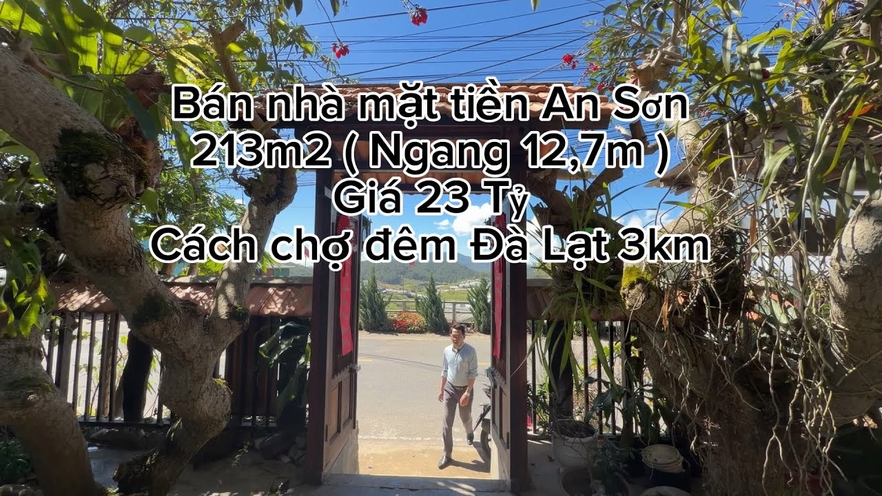 Bán nhà mặt tiền đường, thế dương có view thoáng không bị che chắn. 23 Tỷ