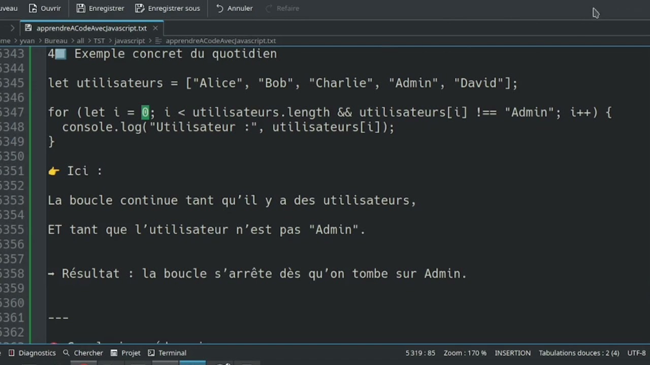 👉 JavaScript : Peut-on utiliser && dans une boucle for ? (Exemples pratiques) Part 3