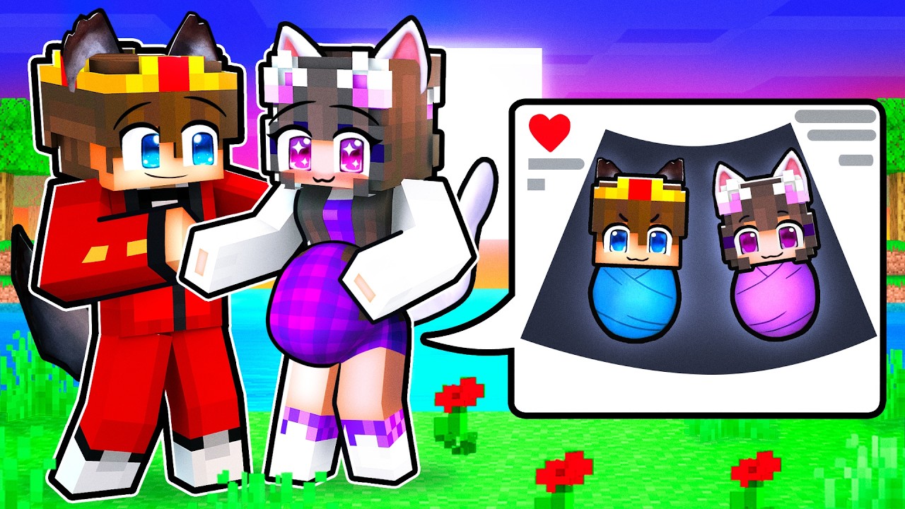 SCHWANGER mit KATZEN und HUNDE BABYS in Minecraft!
