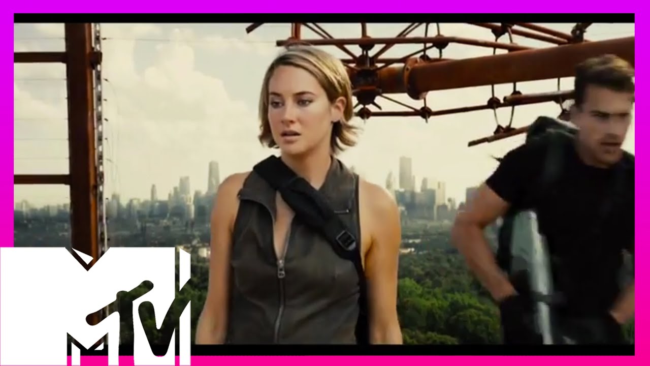 Allegiant Wall Repel Scene - BEHIND THE SCENES With Cast | MTV Movies